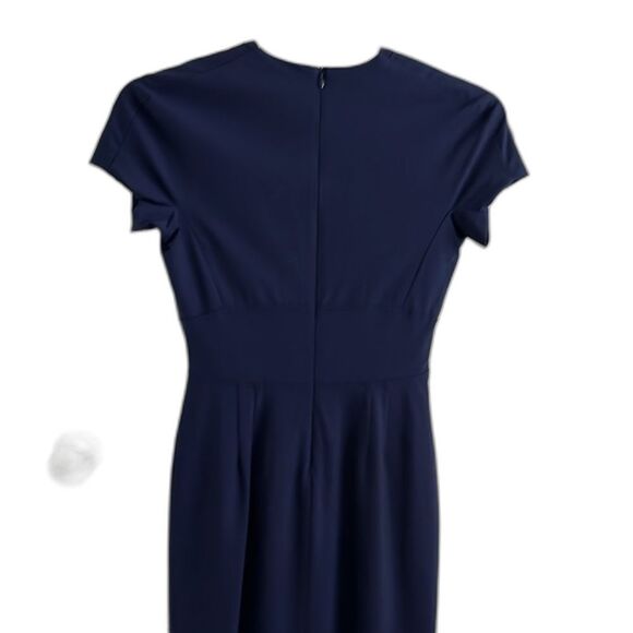 EUC MM Lafleur Emma Dress Deep Indigo Blue Soft Wool Sz 6 - Picture 10 of 13